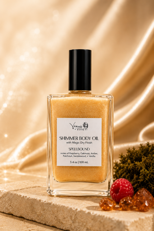 Shimmer Body Oil (with magic dry touch!) | Fast-Absorbing Dry Body Oil