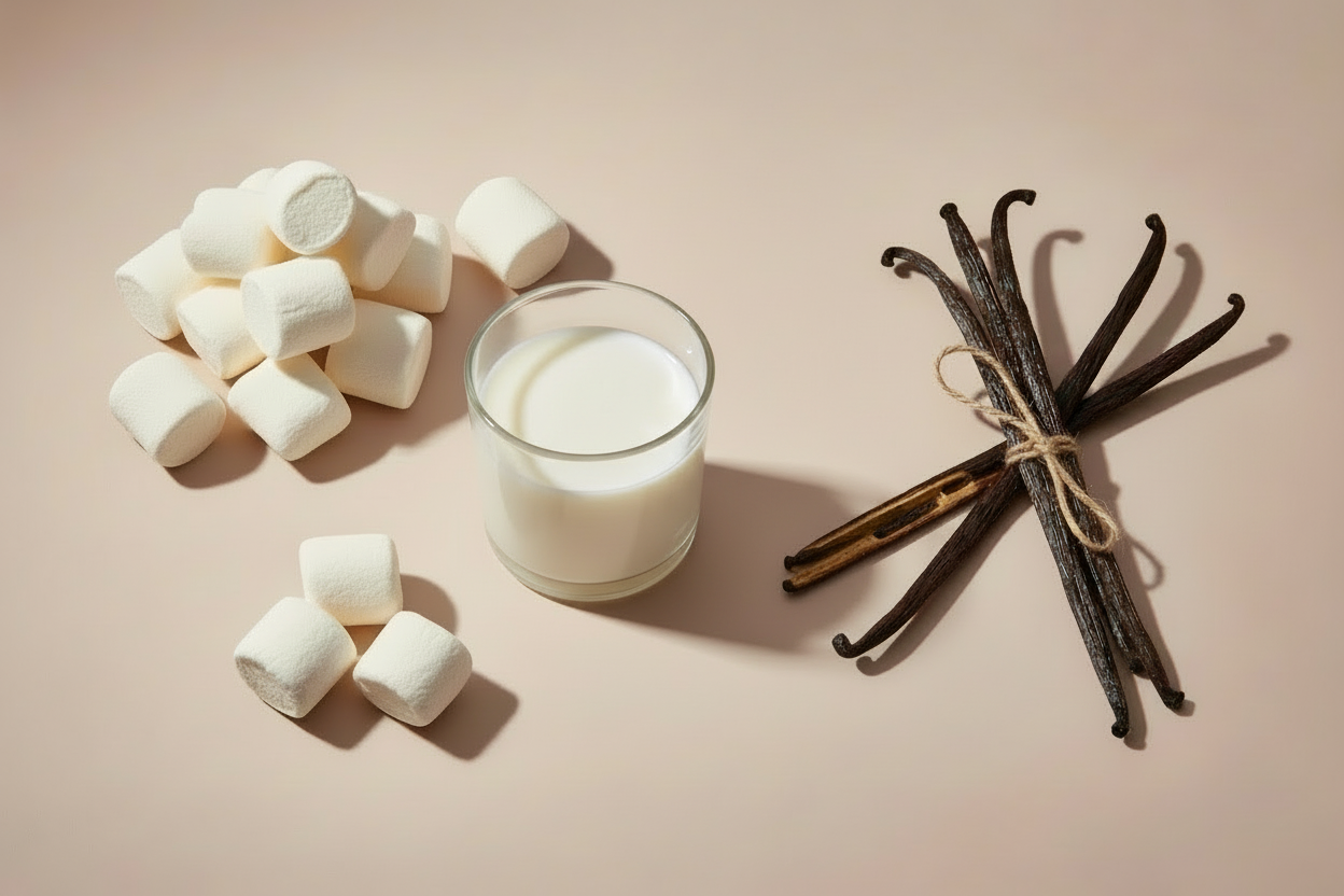 revise the image, delete the two bottle, add a glass of milk