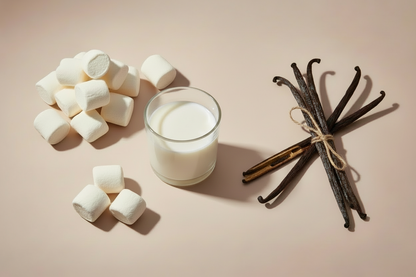 revise the image, delete the two bottle, add a glass of milk